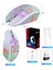 Sessiz Tuşlu Wireless 2.4g 8 Button Rgb LED Gaming Mouse - Silent Button - One Click Desktop Beyaz 4