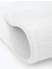 Beyaz Fluffy Oval Post Peluş Halı Kaymaz Taban Yumuşacık Yolluk Modern Halı 2