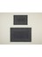 Classy Frame Pamuklu Bukle Banyo Paspası Seti 60X90 + 40X60 cm Koyu Gri 1