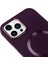 iPhone 14 Pro Max Magsafe Mat Mor Kablosuz Şarj Kılıfı 3