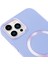 iPhone 14 Pro Max Magsafe Mat Lila Kablosuz Şarj Kılıfı 3