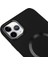 iPhone 11 Pro Magsafe Mat Siyah Kablosuz Şarj Kılıfı 3
