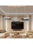 Jolie 3'lü Sıralı 3 Renkli 26 Watt Gold Kristal Ledli Modern Oturma Odası Salon Sarkıt Avize 1