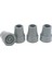 Yumuşak Kauçuk Koltuk Değneği Baston LASTIĞI-GRİ-19MM(4 Adet) 1