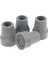 Yumuşak Kauçuk Koltuk Değneği Baston LASTIĞI-GRİ-19MM(4 Adet) 2