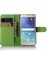 Samsung Galaxy J3/j3 (2016) Için Litchi Skin Deri Cüzdan Kılıf Kapağı Katlanabilir Stand Tasarım - Yeşil (Yurt Dışından) 3