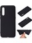Samsung Galaxy A50/A50S/A30'LAR Için Düz Renk Yumuşak Mat Tpu Geri Kılıf Kabuğu - Siyah (Yurt Dışından) 1