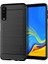 Samsung Galaxy A7 Için Karbon Fiber Doku Fırçalanmış Tpu Geri Kasa - Siyah (Yurt Dışından) 1