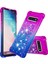 Samsung Galaxy S10 Için Gradyan Parıltı Tozu Hızlı ve Tpu Kasası - Mor/mavi (Yurt Dışından) 1