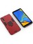 Samsung Galaxy A7 Için Serin Koruma Tutucu Kickstand Pc Tpu Hibrid Kapak - Kırmızı (Yurt Dışından) 3