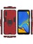 Samsung Galaxy A7 Için Serin Koruma Tutucu Kickstand Pc Tpu Hibrid Kapak - Kırmızı (Yurt Dışından) 4