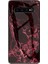 Samsung Galaxy S10 5g Için Mermer Desen Temperli Cam Hibrit Kılıf Kabuğu - Kırmızı (Yurt Dışından) 2