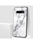Mermer Desen Temperli Cam Arka Telefon Hibrit Kasa Kabuğu Samsung Galaxy S10 5g - Beyaz (Yurt Dışından) 1