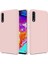 Samsung Galaxy A70 Yumuşak Sıvı Silikon Geri Koruyucu Kılıfı Kapak Çok Renkli Seçenekler Telefon Aksesuarı - Pembe (Yurt Dışından) 1