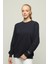 Owut Collection Kadın Oversize Uzun Kollu Bisiklet Yaka Sweatshirt 1