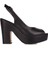 111097 014 Kadın Siyah Büyük & Küçük Numara Platform Ayakkabı 1