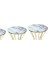 Brc Kum Saat Zigon Sehpa Beyaz Mermer Temper Cam Metal Gold Kaplama Renk El Yapım 2