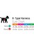 H Tipi Köpek Göğüs Tasması (Xs-S-M-L) 4