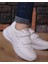 232-1307 Zn Beyaz Cırtlı Sneaker Ayakkabı 2