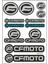 A4 Sticker 077 Tek Paket Çoklu Sticker 1