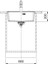 Mrg 610-52 Matt Black Tezgahstü Granit Evye 5