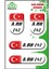 Kan Grubu I A Rh(+) Beyaz Dörtlü Damla Etiket 1