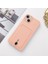 Apple iPhone 14 Uyumlu Kılıf Zebana Kartlıklı Sweet Yumuşak Silikon Kılıf Rose Gold 1