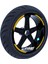 Double Stripe Tasarımlı Yaldızlı Gold Jant Şeridi Sticker Çınar Extreme 1