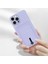 Apple iPhone 13 Pro Uyumlu Kılıf Zebana Kartlıklı Sweet Yumuşak Silikon Kılıf Lila 2