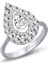 0.37 Ct. Modern Tasarım Damla Pırlanta Yüzük 1