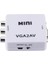 VGA To Av 3rca Video 1080P Çevirici Dönüştürücü Adaptör 3.5mm Destekli 4