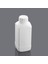 Plastik Kare Şişe 1000 mL - Beyaz Kapaklı Şişe - 50 Adetlik Toptan Set - Kilit Kapaklı Sızdırmaz Şişe 3