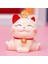 Lucky Cat Figürinler Fortune Feng Shui Mağaza Için Koleksiyon Iki El Orta (Yurt Dışından) 2