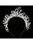 Kadın Düğün Inci Rhinestones Taç Bandı Tiara Headdress (Yurt Dışından) 5