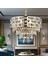 Orrel 6'lı Gold Kristal Taşlı Modern Oturma Odası Salon Sarkıt Avize 1