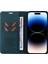 Apple iPhone15 Pro Pu Deri Cüzdan Telefon Kapağı Manyetik Kapanış Çekiş Kılıfı (Yurt Dışından) 1
