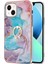 Apple iPhone15 Plus Kickstand Tpu Case Imd Iml Iml Mermer Desen Elektrapan Telefon Kapağı (Yurt Dışından) 2
