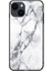 Apple iPhone15 Plus Mermer Desen Arka Kapak Temperli Cam+Pc+Tpu Damla Koruma Telefon Kasası (Yurt Dışından) 1