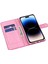 Apple iPhone15 Pro Max Pu Deri Flip Kapak, Strap ile Cüzdan Stand 3D Telefon Kılıfı (Yurt Dışından) 3