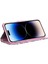 Apple iPhone15 Pro Max Pu Deri Flip Kapak, Strap ile Cüzdan Stand 3D Telefon Kılıfı (Yurt Dışından) 4