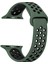 Apple Watch Series 9 41MM Rainbow Sport Band Kordon Yeşil Siyah 1