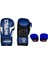 Whiteface Nova4 Boks-Kickboks-Muay Thai  Eldiveni +3,5 M Bandaj Set (Mavi-Beyaz) 8-10-12 Oz. 1