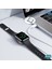 Apple Watch Series 9 41MM Masaüstü Manyetik Hızlı Şarj Aygıtı - Type-C Kablosu Beyaz 5