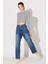Rider Straight Fit Düz Kesim Düşük Bel Antrasit Esnek Jean Kot Pantolon 3