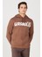 Regular Fit Normal Kesim Kapüşonlu İçi Polarlı Yeşil Sweatshirt 1