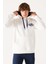Loose Fit Rahat Kesim Kapüşonlu İçi Polarlı Yeşil Sweatshirt 3