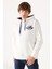 Loose Fit Rahat Kesim Kapüşonlu İçi Polarlı Yeşil Sweatshirt 4
