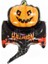 Halloween Uçan Balkabağı Folyo Balon 88X61 cm 1