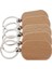 5pc Ahşap Gravür Taklitleri Altaklar Için Etiket Anahtar Keying Telefon Dekoru Yuvarlak Dikdörtgen 42X30MM (Yurt Dışından) 1
