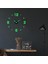 Aydınlık Çıkartmaları 3D Dıy Saatleri Office Luminous-C Için Saatler (Yurt Dışından) 4